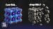 Close-up of emerging sodium-ion battery cells.