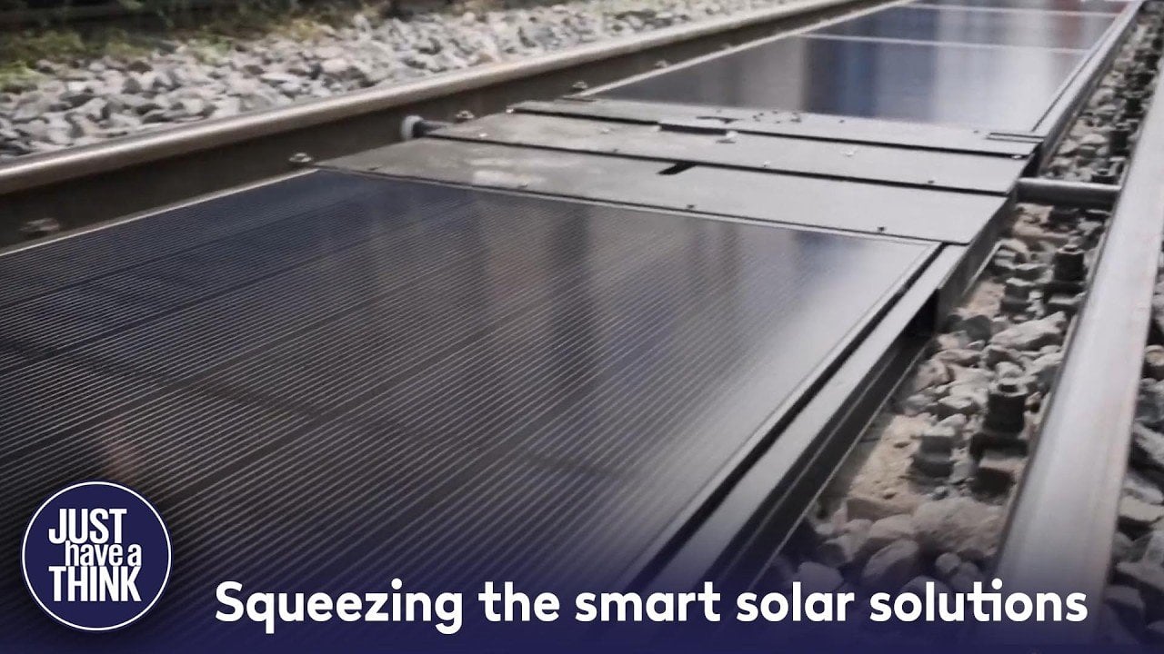 Sun-Ways installs 18 kW removable solar panels on train tracks