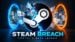 The Steam platform logo displayed on a dark background.