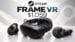 The front profile of the Steam Frame VR headset.