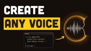 Interface for the local AI voice cloning and generation tool.