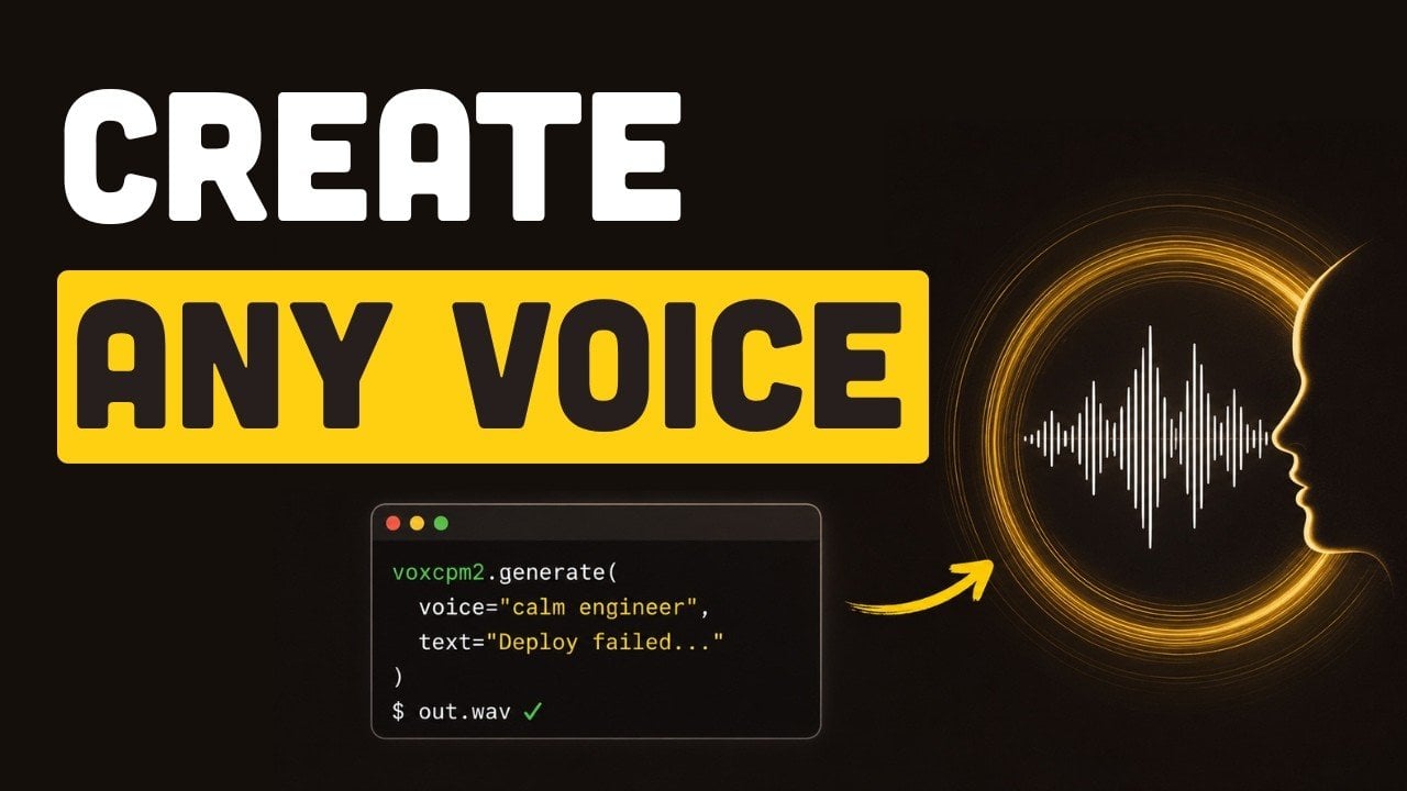 VoxCPM2 Needs Just 8GB VRAM to Clone and Generate Any Voice Locally