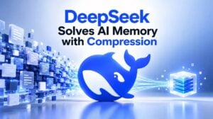 how DeepSeek compresses AI memory using image conversion