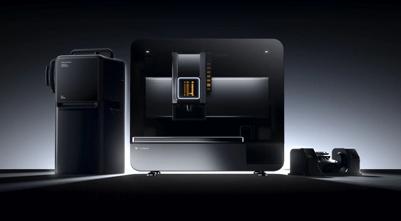 ToolDance X1 is an enclosed, modular desktop CNC casing