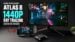 Front view of the Acer Predator Atlas 8 handheld gaming PC.