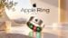 A conceptual design of the rumored Apple Ring on a user's finger
