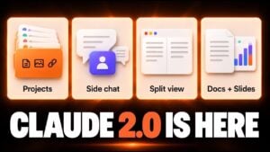 The new Claude projects dashboard showing threaded tasks and conversations