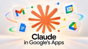 A side-by-side comparison of Claude and Gemini outputs in Google Workspace.
