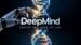 A digital representation of the DeepMind AlphaGenome artificial intelligence model analyzing a genome.