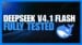 Bar chart showing DeepSeek V4.1 Flash performance metrics.