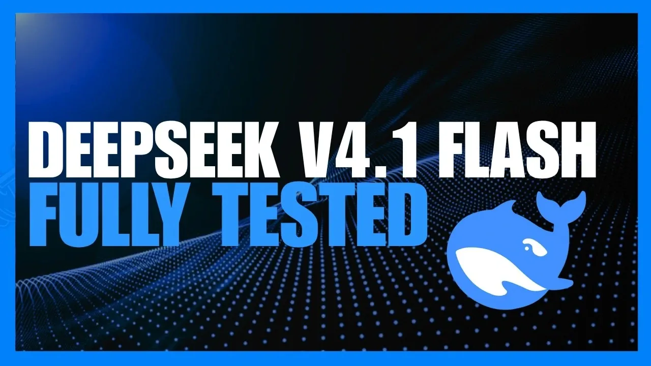 Table displaying benchmark scores for the DeepSeek V4.1 Flash update.
