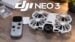The leaked DJI Neo 3 drone next to its controller and accessories.