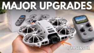 A rumored render of the DJI Neo 3 drone