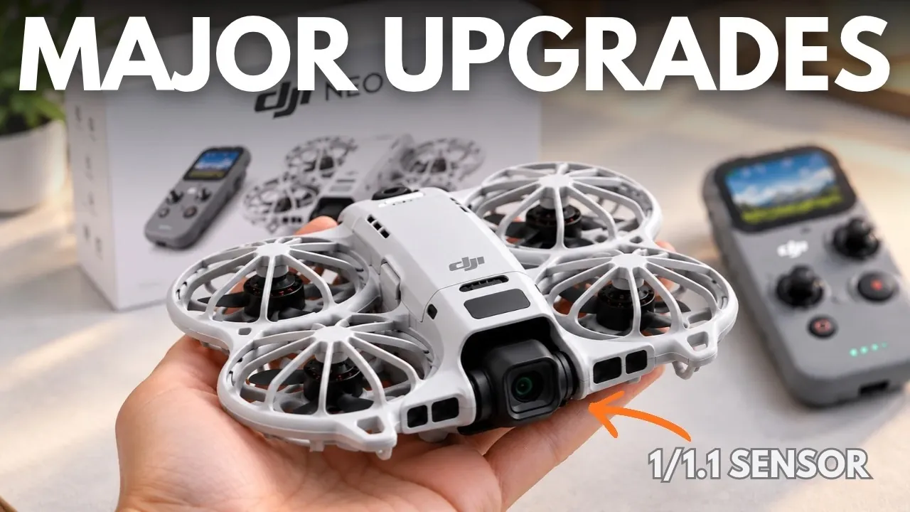 The leaked RC Mini controller for the DJI Neo 3