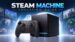 The EmuDeck installation menu showing easy and custom setup options on a Steam Machine.