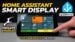 A custom ESP32 screen displaying Home Assistant entity controls.