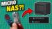 An ESP32 microcontroller connected to a micro SD card breakout board.