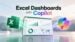 A Microsoft Excel dashboard generated by Copilot showing sales trends and total revenue.