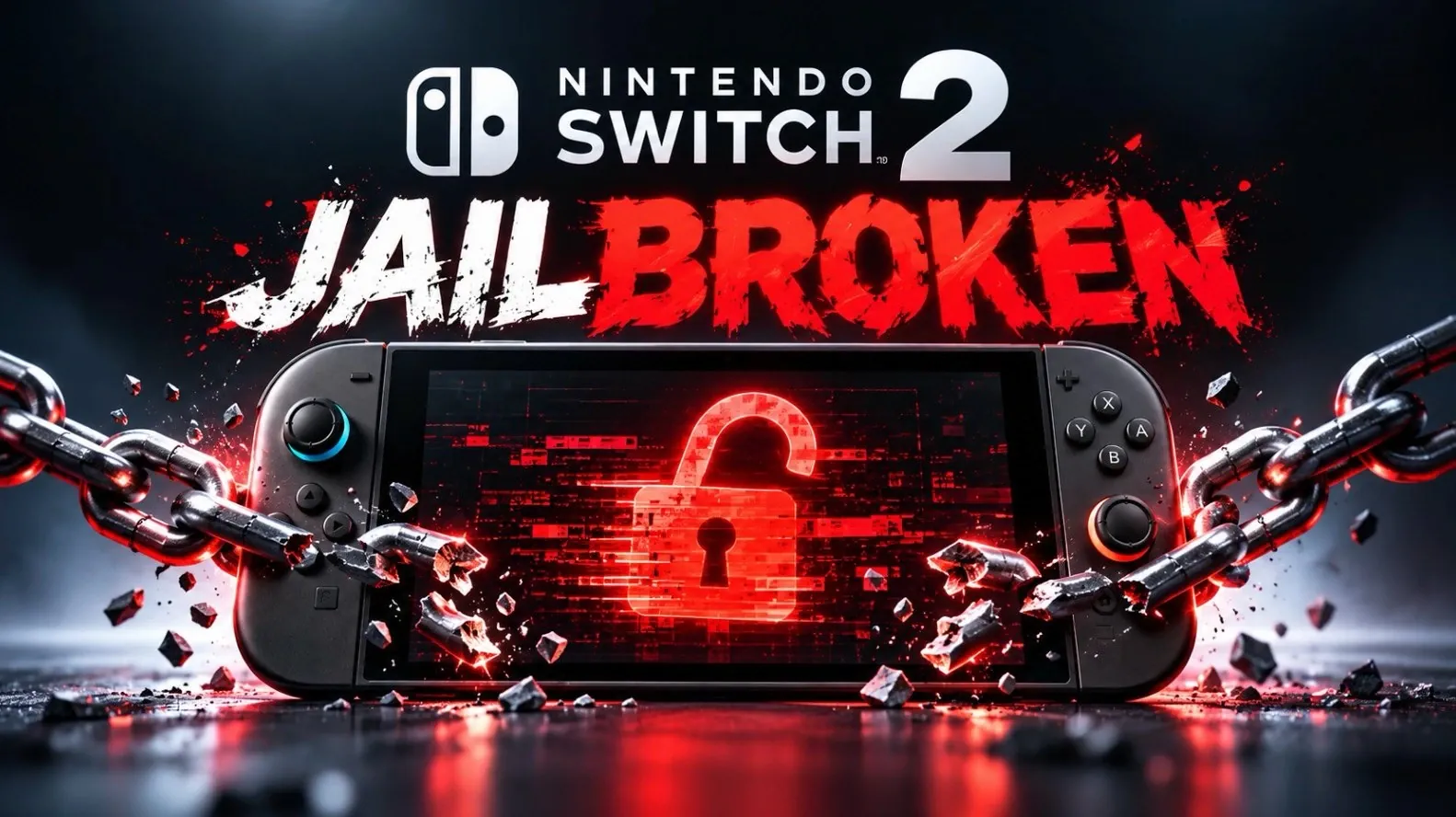 Person holding a modified Nintendo Switch 2 system
