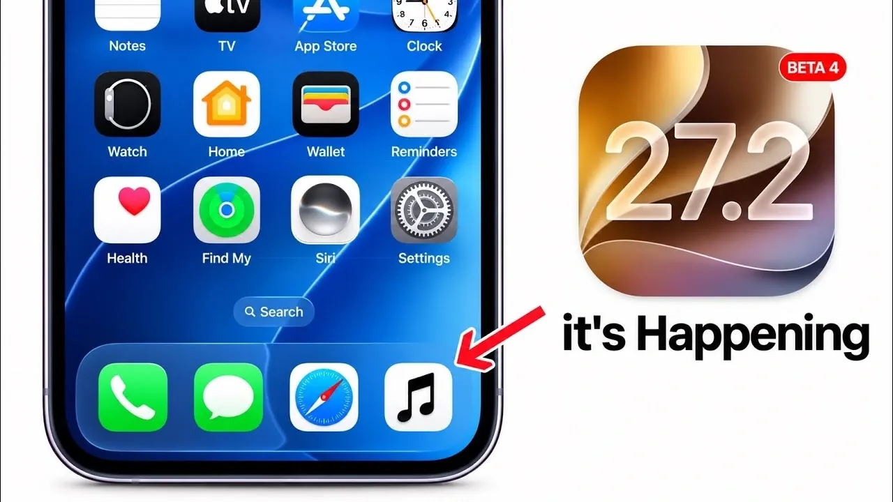 An iPhone displaying the new Apple Home View device setup animation.