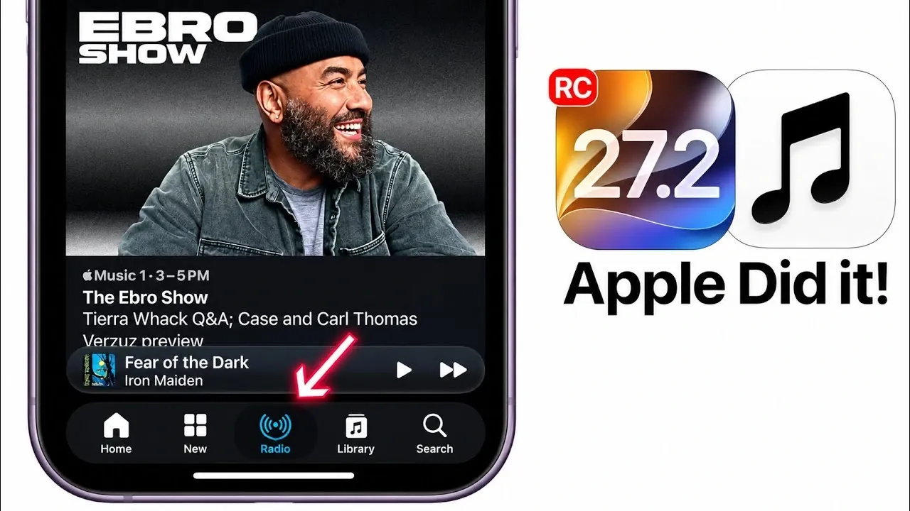 New user profile selection screen inside the Apple TV app