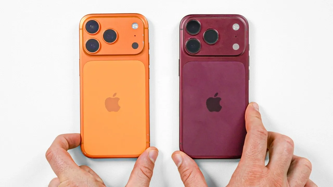 The four color options for the iPhone 18 Pro including glacier bloom and burgundy.