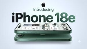 Concept render of the rumored iPhone 18e showing a single rear camera.