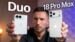 Side-by-side comparison of the iPhone Duo and iPhone 18 Pro Max designs.
