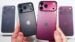 Side by side comparison of the iPhone 18 Pro and 18 Pro Max showing size differences.