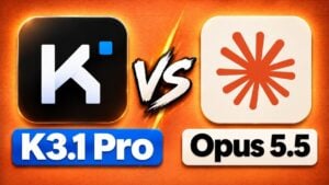 Side-by-side comparison table of Kimi K3.1 Pro and Opus 5.5 features