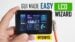 The browser-based LCD Wizard interface showing a custom GUI design.