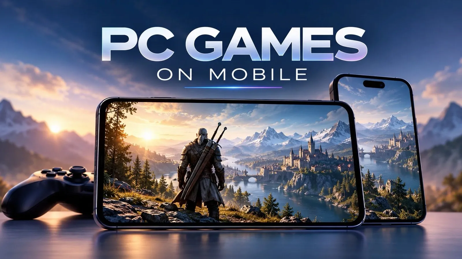 The Steam OS Big Picture mode interface displayed on an Android smartphone.