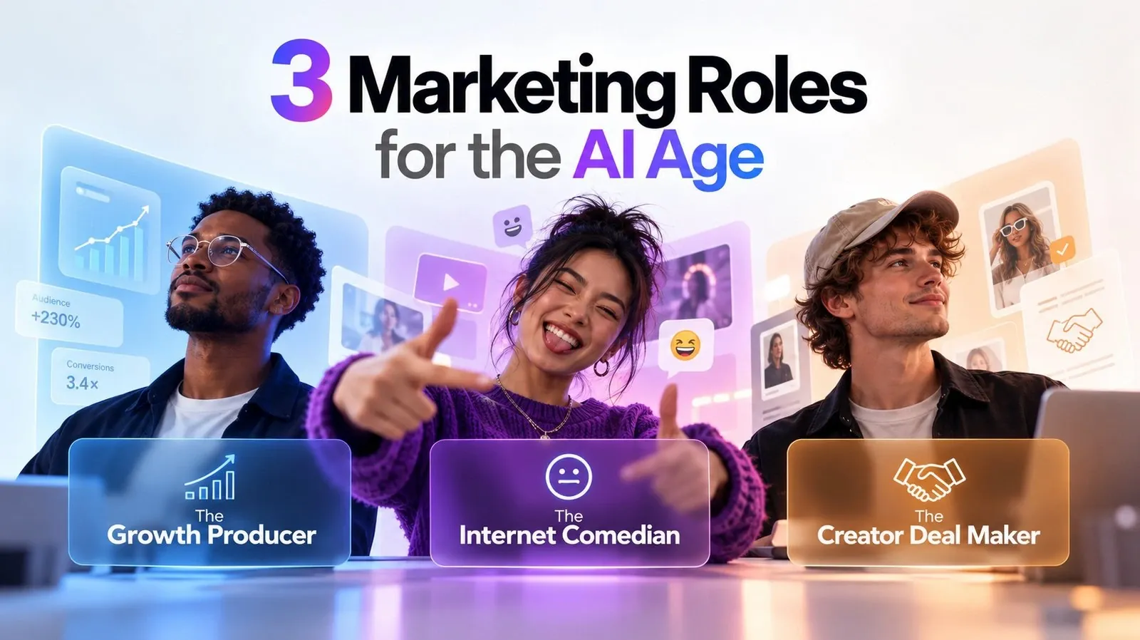 A digital dashboard displaying AI marketing strategy performance