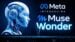 The Meta Muse Wonder logo displayed on a smartphone screen.