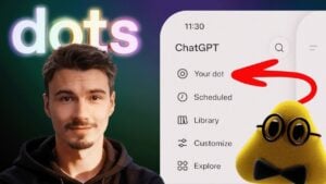 A customized ChatGPT Dot named Mini Alfredo running automated tasks.