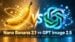 A side-by-side comparison of the Nano Banana 2.1 and GPT Image 2.5 interfaces.