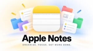 A well-organized Apple Notes workspace using the PARA method.