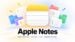 A well-organized Apple Notes workspace using the PARA method.