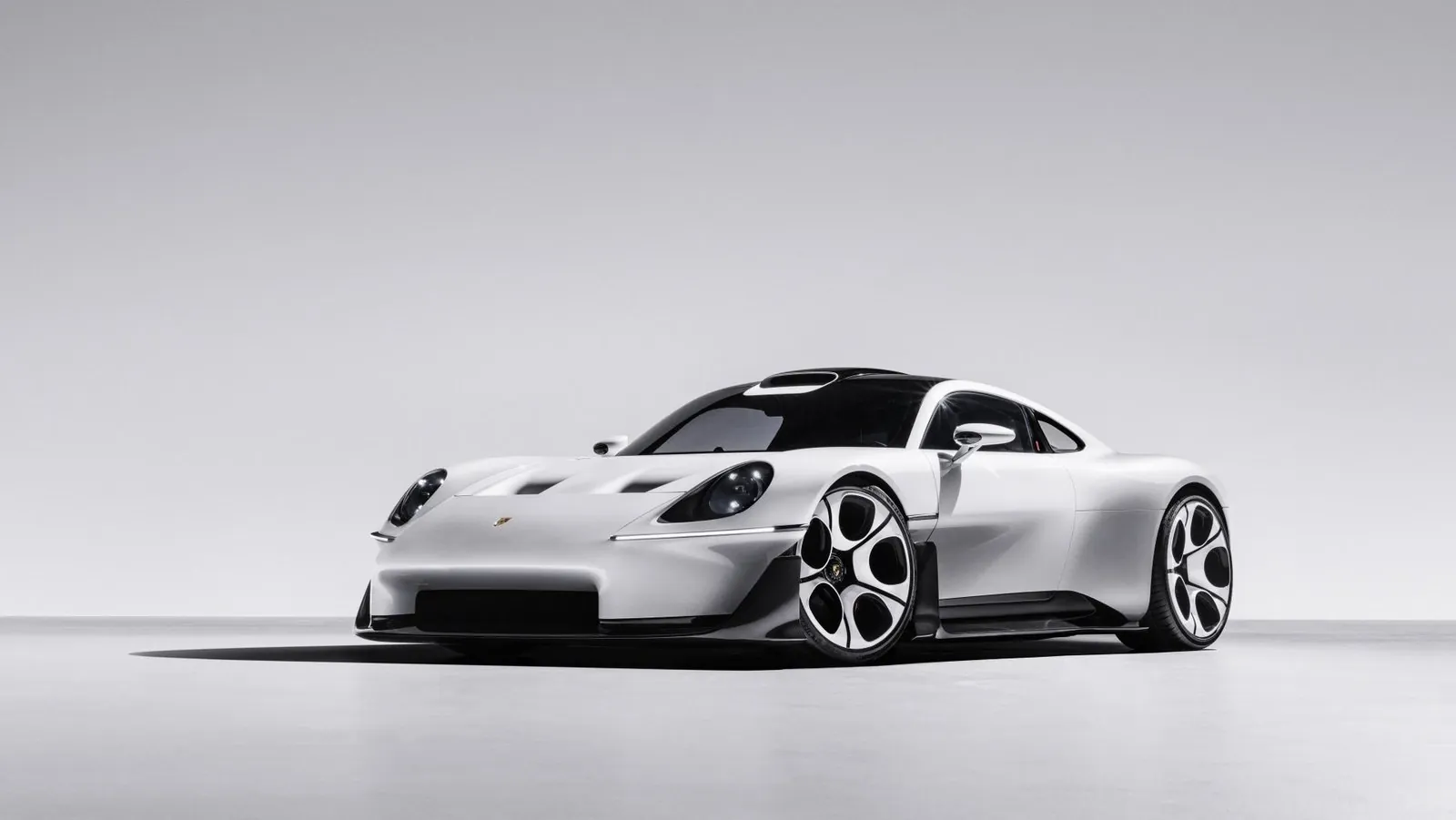 Porsche Mission S concept car on display in New York
