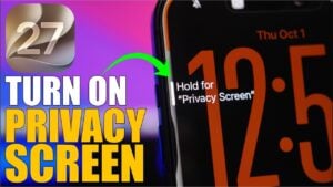 Illustration of privacy screen related to the article topic.