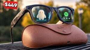 Side by side comparison of Ray-Ban Meta Gen 3 and Gen 2 smart glasses.