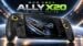 Front view of the ROG Xbox Ally X20 handheld gaming PC.
