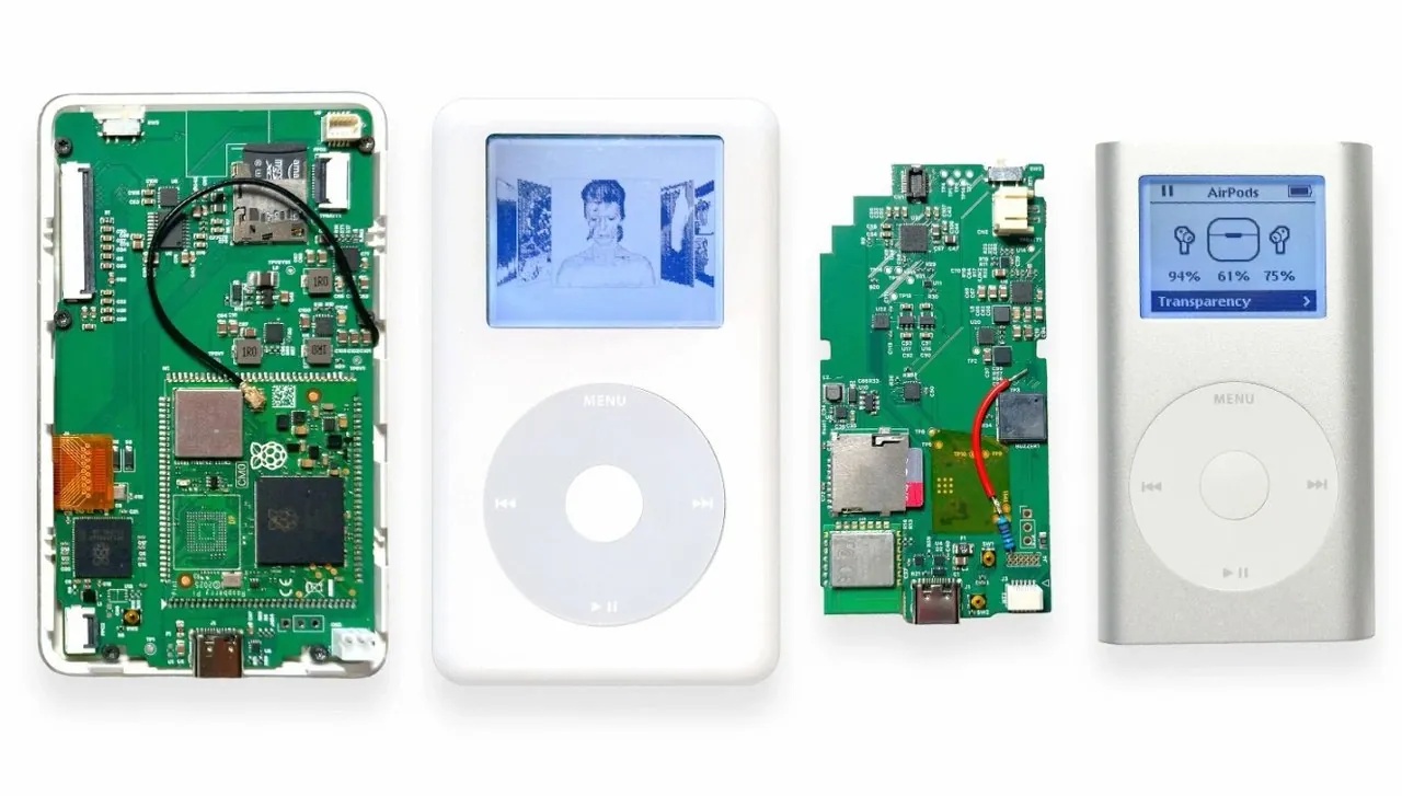 RP2350-powered motherboard for iPods