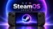 The redesigned SteamOS home screen showing big art mode and smaller game tiles.