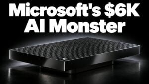 Microsoft Surface RTX Spark Dev Box workstation on a desk.