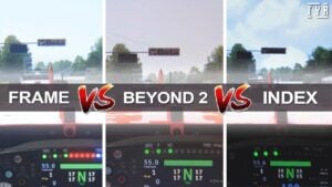 Side by side color accuracy comparison of three different VR displays.