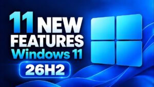 The Windows 11 taskbar moved to the top edge of the screen.