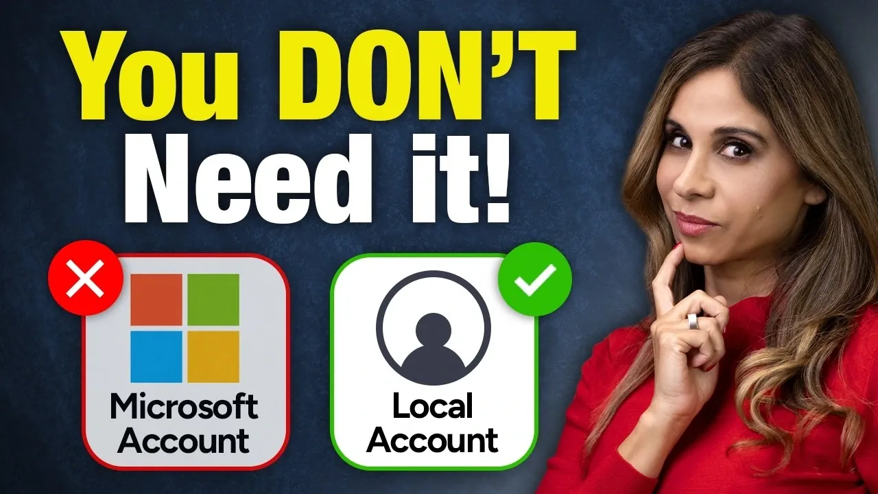 The Windows 11 setup screen asking for a Microsoft account login with no skip button visible.