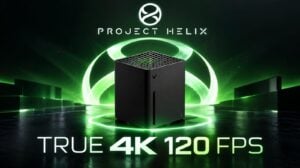 A concept render of the expected Xbox Project Helix console design